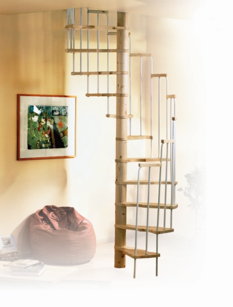 houten wenteltrap