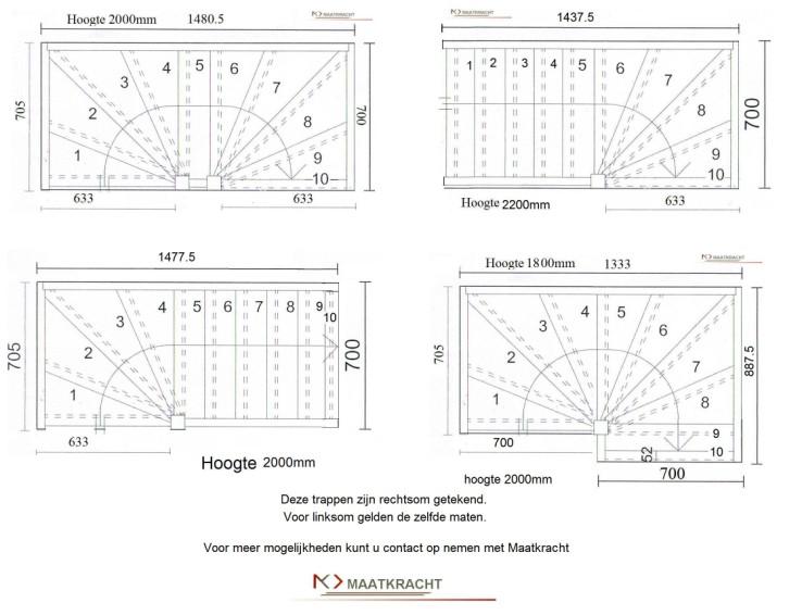 trap hoogte 2000