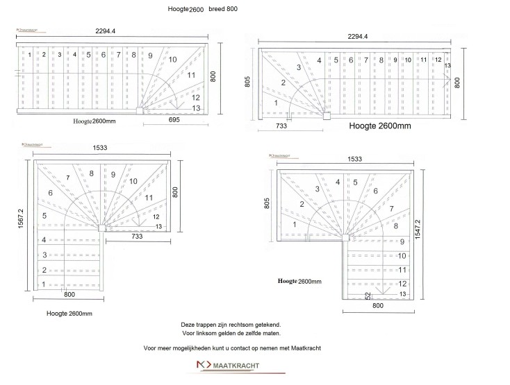 trap hoogte2600 800 breed