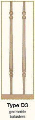 gedraaide balusters balustrade
